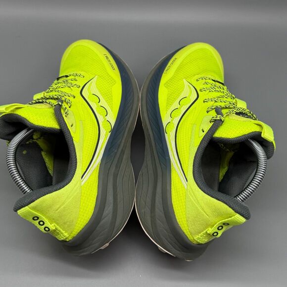 Saucony Xodus Ultra 3 Men's 8 Citron Yellow Athletic Trail Running Sneakers - Picture 7 of 10